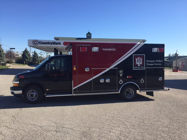 Braun Remount of a 2015 Chevy G-4500 Type I IU Health- Bloomington