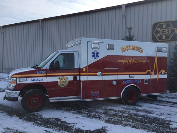 2016 Braun Signature Series Ford E-350 Type III Richmond Fire Department