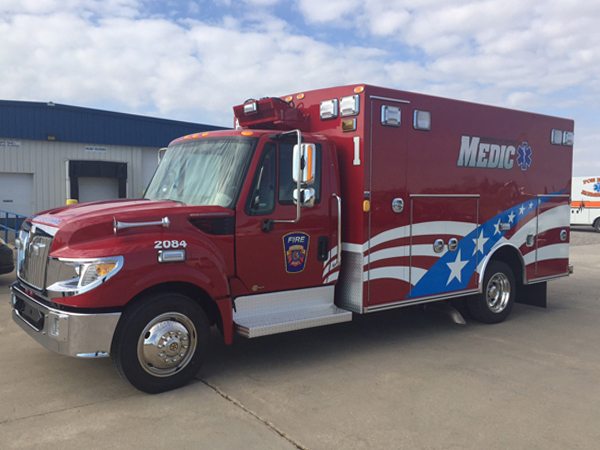 Braun Remount of a 2015 International TerraStar Type I Anderson Fire Department