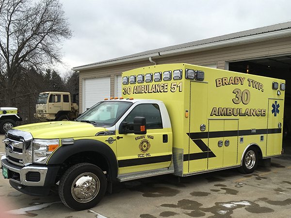 2015 Braun Chief XL Ford F-450 4X4 Type I Brady Township Volunteer Fire, Rescue & Ambulance Company, Inc.