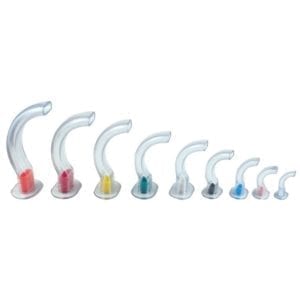 Oral Airway, Color Coded Guedel PVC,