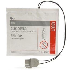 Defibrillator Electrode, EDGE System with QUIK-COMBO® Connector and REDI-PAK™ Preconnect System