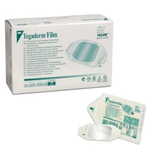 IV Dressing, 3M Tegaderm, Transparent, 2 3/8" x 2 3/4",