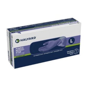 Gloves, Halyard Purple Nitrile-XTRA, 12", Gloves, Halyard Purple Nitrile-XTRA, 12",