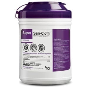 Disinfectant, PDI Super Sani-Cloth Wipes,