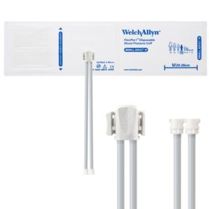 BP Cuff, Welch Allyn FlexiPort, Double Tube, Disposable,