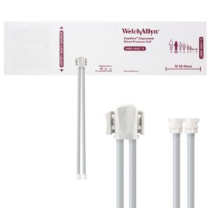 BP Cuff, Welch Allyn FlexiPort, Double Tube, Disposable,