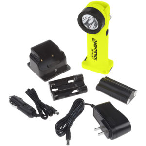 Flashlight, NIGHTSTICK, INTRANT Dual-Light Rechargeable Angle Light