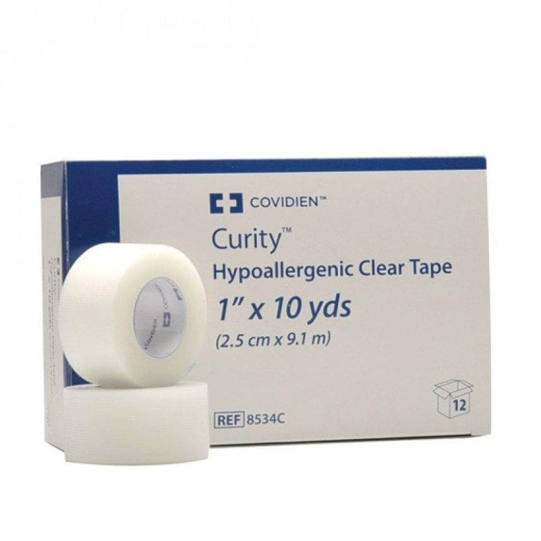 Hypoallergenic Tape, Kendall, Medical Clear