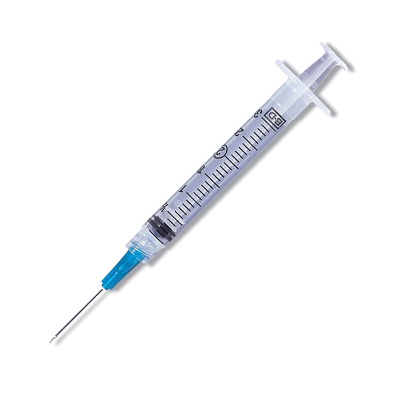 3cc Syringe - With Needle - Luer Lock - 20g. 1.5