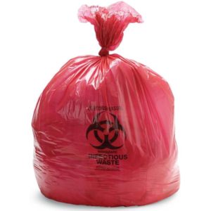 Biohazard Bag, 7-10 Gallon,