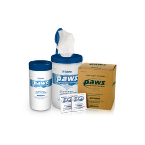 Disinfectant, P.A.W.S. Anti-microbial Hand Wipes,