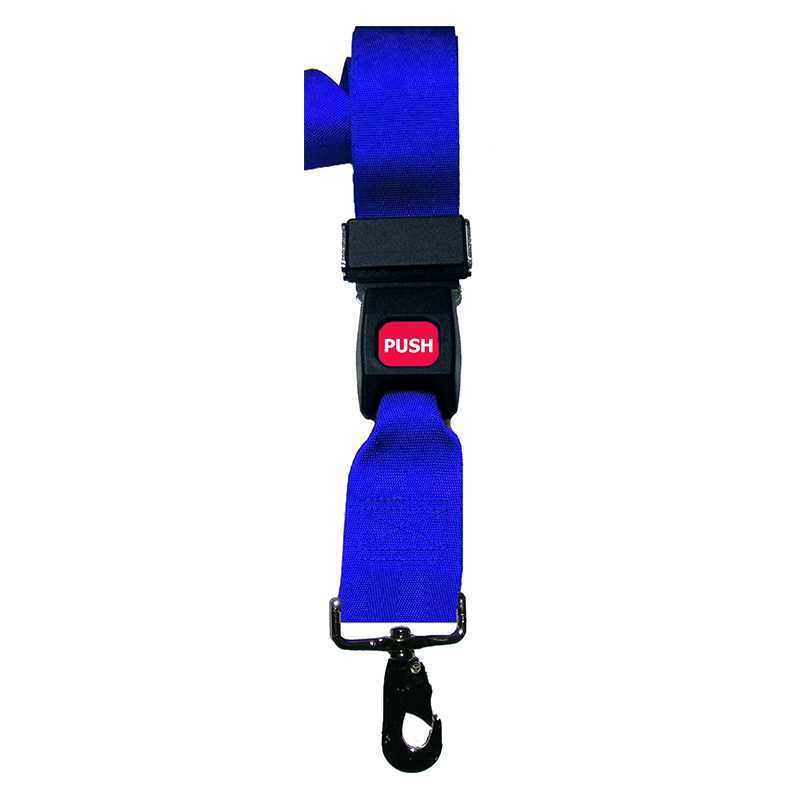 Backboard Strap, 2-Piece Swivel Speed-Clip Auto Buckle 5' Nylon