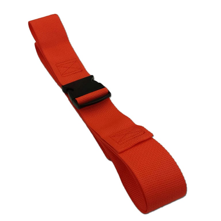 Backboard Strap, 1Piece w/Plastic Side Release Buckle 9’ Polypropylene