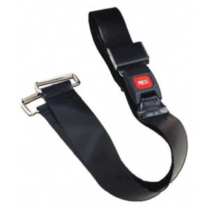 Backboard/Cot Strap, BioThane (Patho-Shield) 5’ 2-piece Auto Buckle with Roller Buckle Ends,