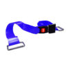 Backboard/Cot Strap, BioThane (Patho-Shield) 5’ 2-piece Auto Buckle with Roller Buckle Ends,