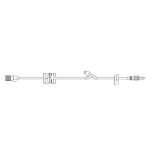 IV Tubing, MedStream Extension Set 18", Needleless Y-Site