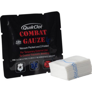 Hemostatic Gauze, QuikClot Combat, Z-fold,