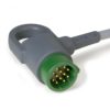 ECG Cable, 12-Lead Trunk Cable with 4-Wire Limb Leads for LifePak 12/15,