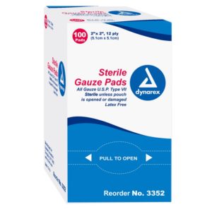 Gauze, Pads, 12 Ply, Individually Packaged, Sterile