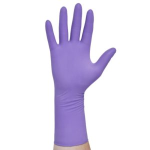 Gloves, Halyard Purple Nitrile-XTRA, 12",