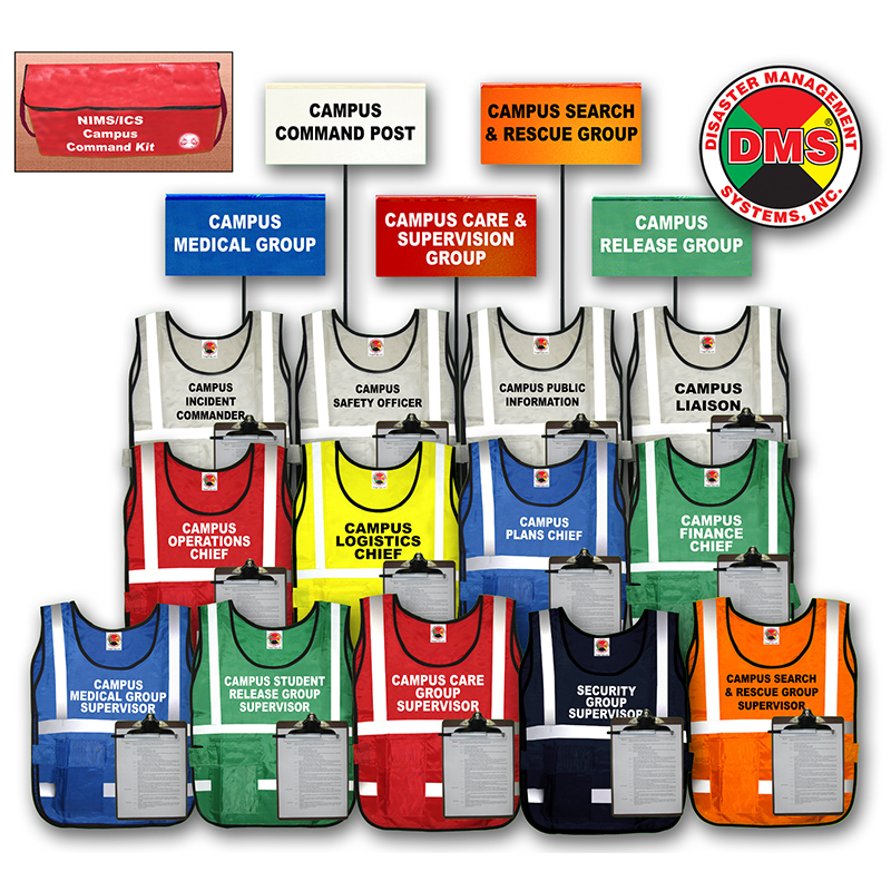 Campus Management System Kit Vest Kit, Campus Command, 13 Positions - Penn Care, Inc.