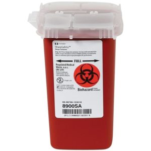 Sharps, Phlebotomy, Red