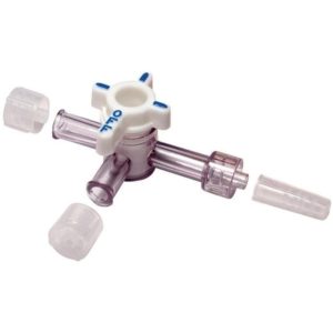 Stopcock, 3-Way with Swivel Luer Lock,