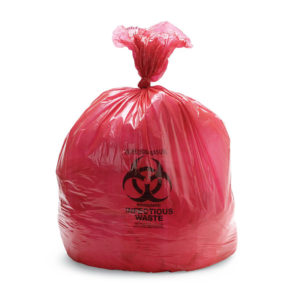 Biohazard Bag, 33 Gallon,