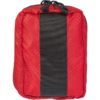 Bleeding control survival kit bag with details of contents included, such as tourniquet, blanket, gloves and more