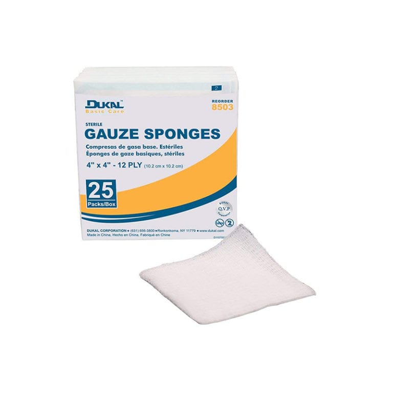 Gauze Dressings, 4" x 4", 12 ply, Sterile, Penn Care, Inc.