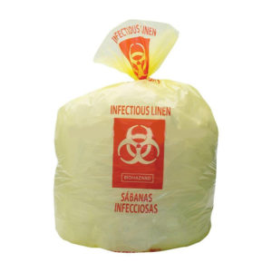 Biohazard Bag, Yellow Infectious Linen Liner,