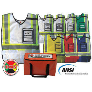 Vest Kit, CERT Incident Command,