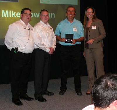Mike Bowman - Sales Commitment Award in Region 1