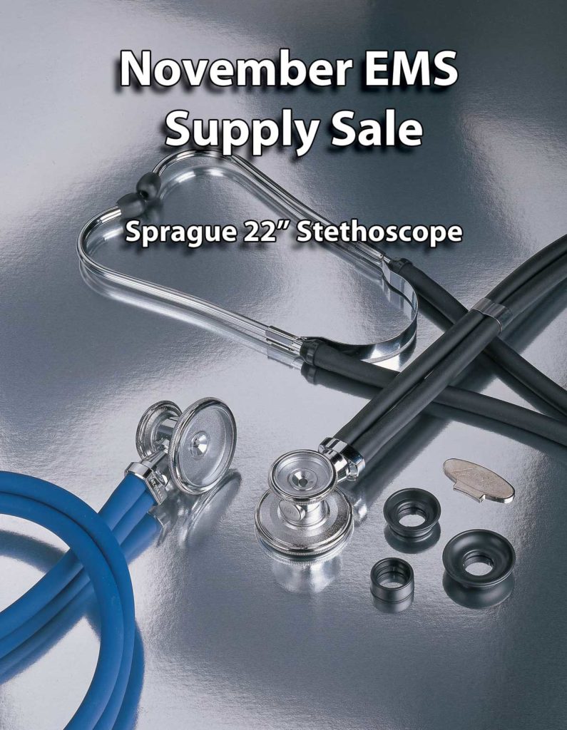 November EMS Supply Sale - Sprague 22 Inch Stethoscope november ems supply sale sprague 22 inch stethoscope0 1
