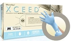 XCEED Powder-Free Nitrile Examination Gloves from MicroFlex xceed powder free nitrile examination gloves from microflex0 1