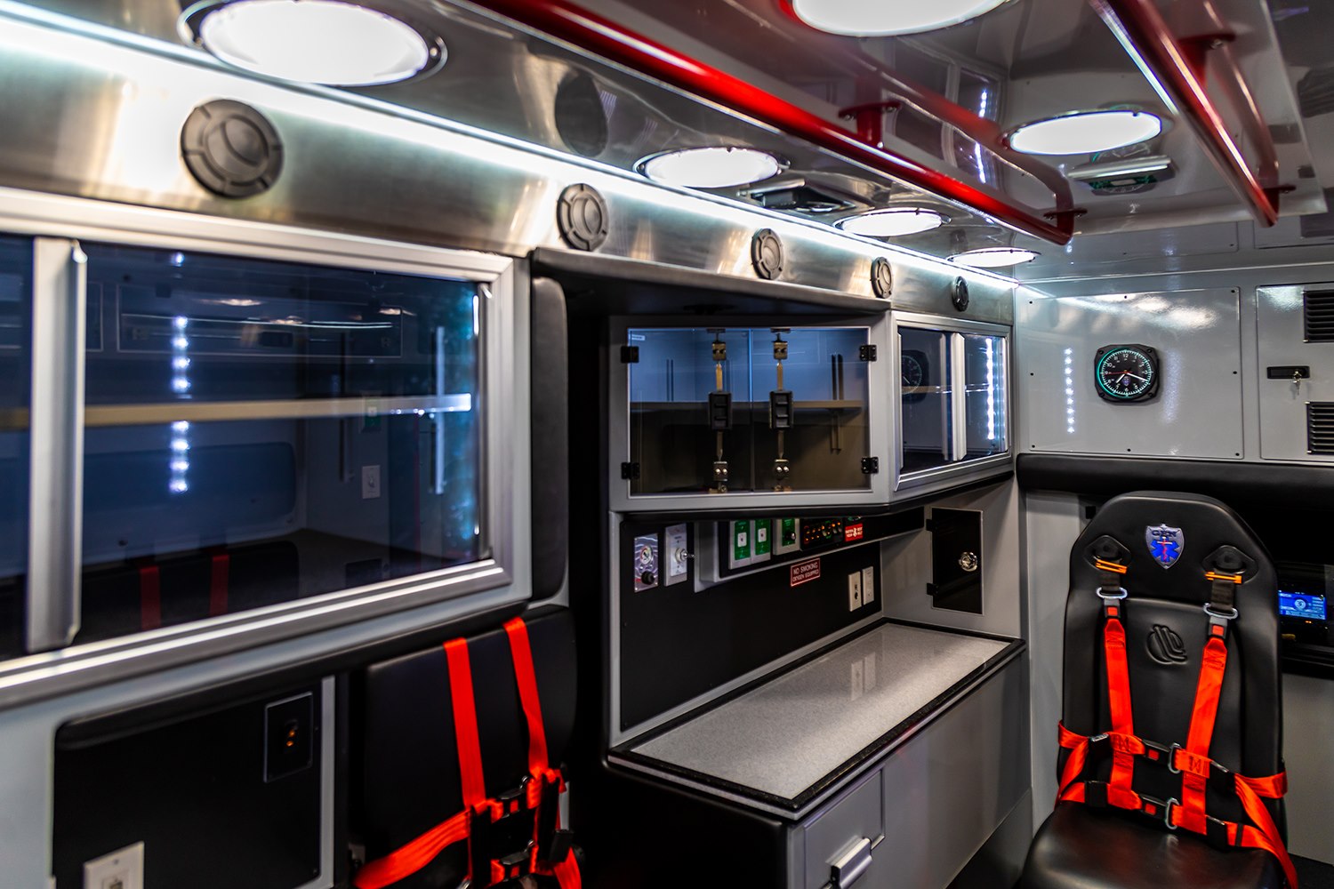 interior of a the Gen-T GT-171 ambulance