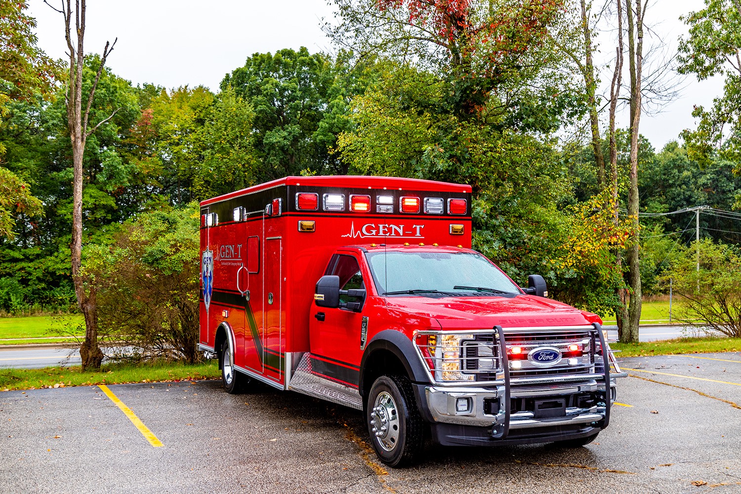 The Gen-T GT-171 ambulance transporting a patient.