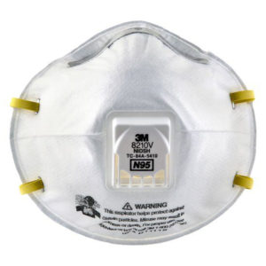 Mask, 3M 8210V N95 w/Valve, Box of 10