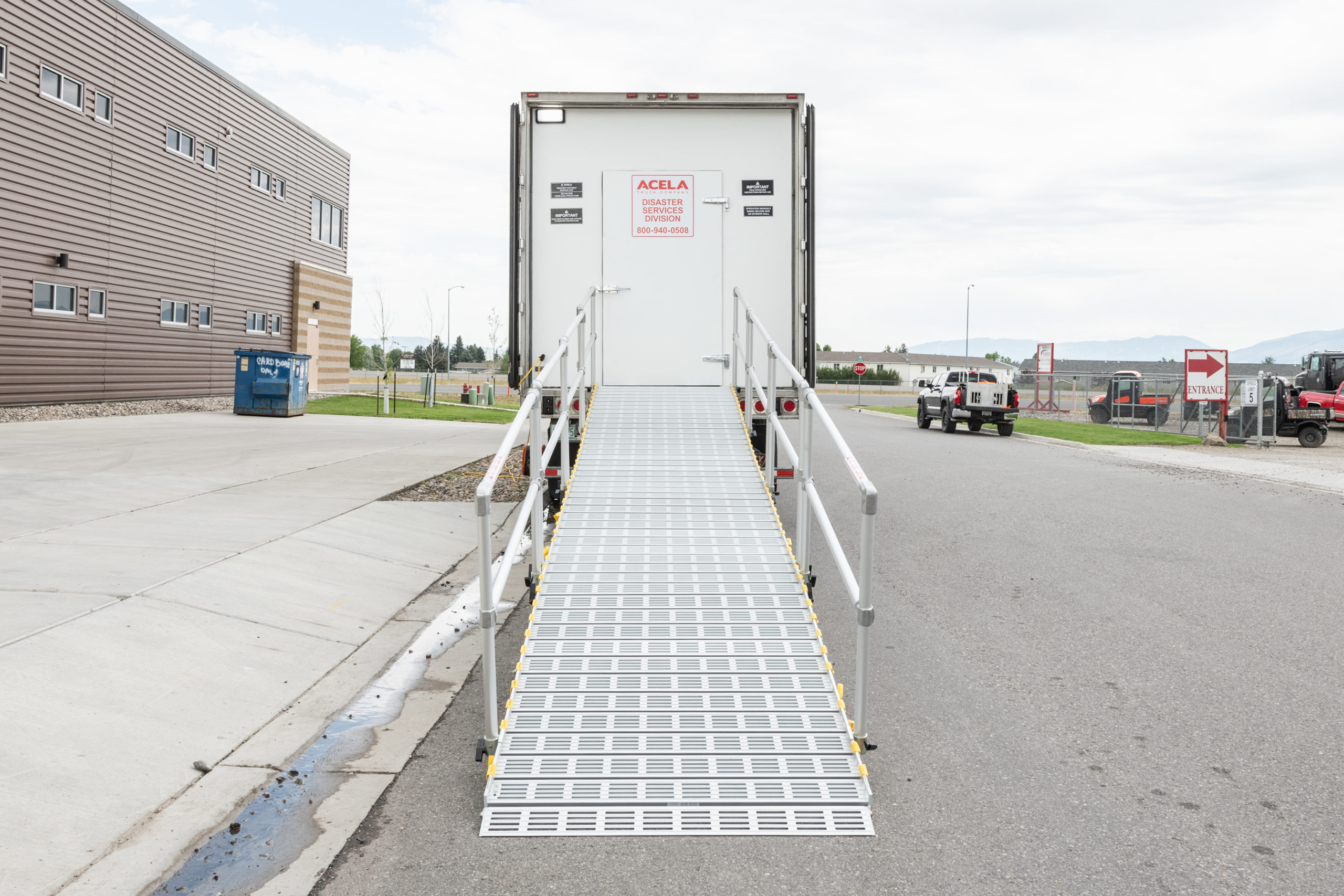 morgue trailer exterior