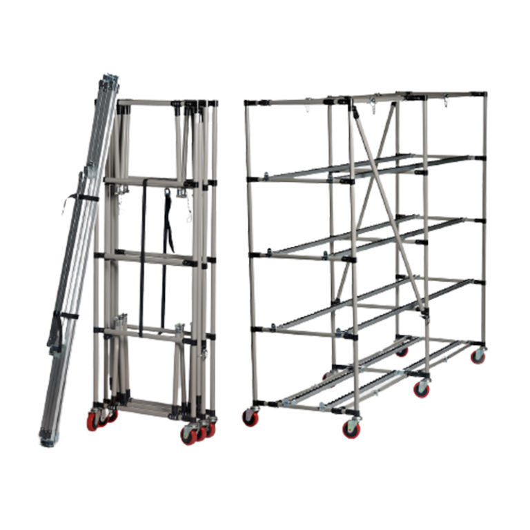 Collapsible Cadaver Storage Racks
