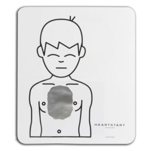 AED Training, Philips HeartStart Pad Placement Guide,