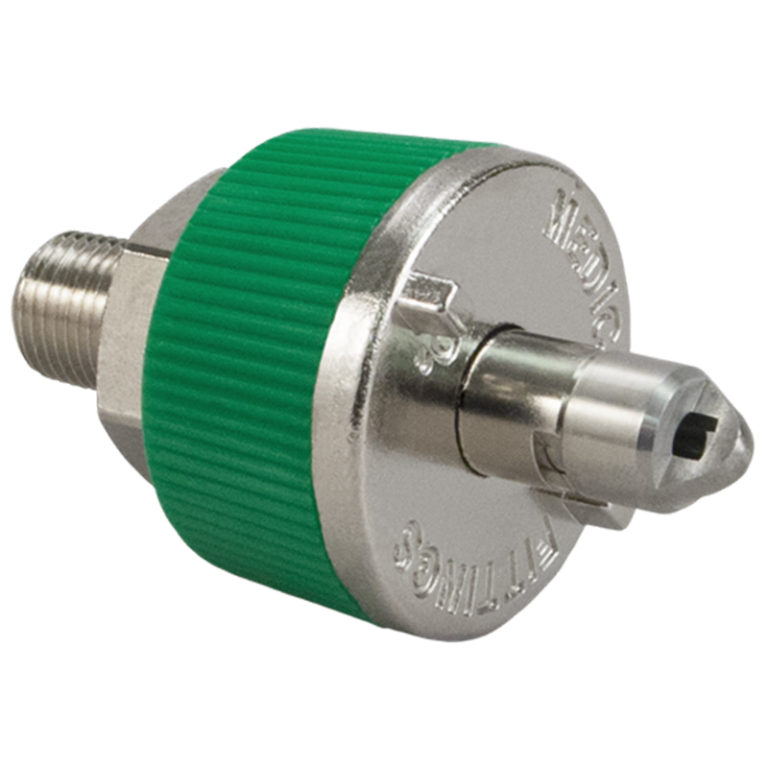 Oxygen Quick Connect Fitting, Male, Ohmeda