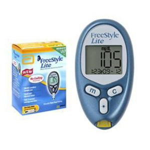 Glucometer, Freestyle Lite,