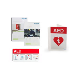 Wall Sign, Philips AED Signage Bundle