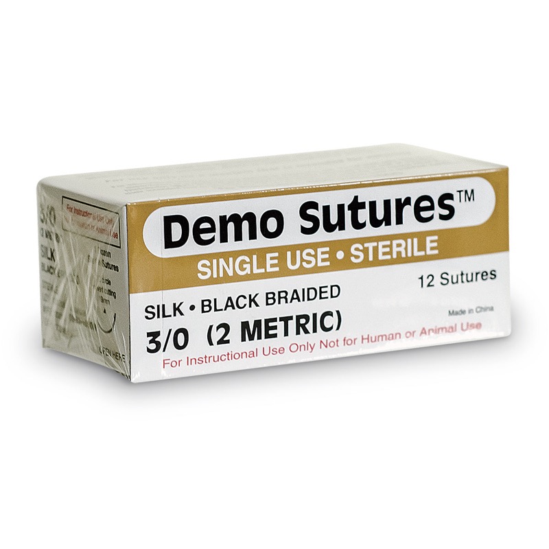 Demo Sutures,1/2 Circle Curved Cutting Needle, Demo Sutures,1/2 Circle Curved Cutting Needle,