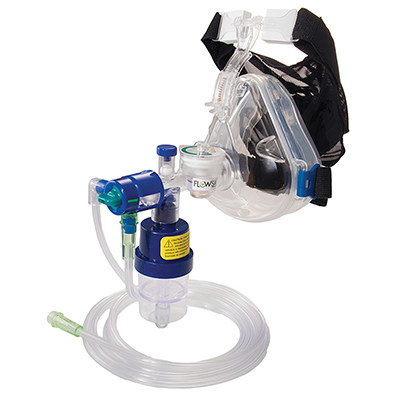 The Flow-Safe II Disposable CPAP system.