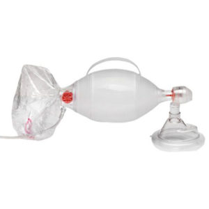 BVM, Ambu SPUR II with Mask, Reservoir, Expiratory Filter and PEEP Valve,