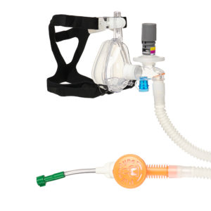 CPAP, Pulmodyne, O2-MAX BiTrac ED Mask, 5-SET Valve, Expandable Tubing, Filter,