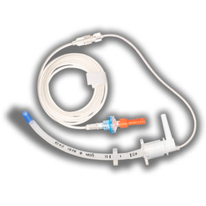 Nasopharyngeal Airway, Pulmodyne, Naso-Flo, Adjustable, with O2 Port, Respiratory Indicator, Filter, Orange Connector, Soft Tip and 15mm Connector,